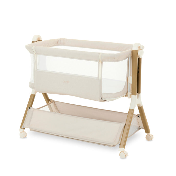 OBaby - Cloud Bedside Crib - Oatmeal