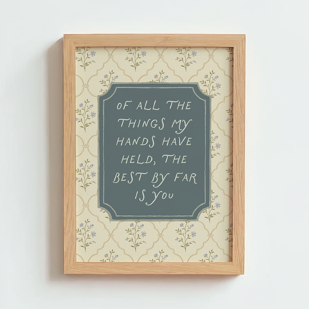 Mabel & Fox - Art Print - Of all the Things - Mabel & Fox