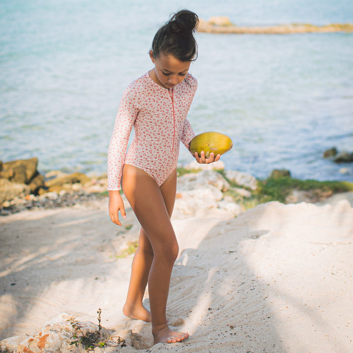 Swim Essentials - UV Swimsuit - Pink Leopard Print