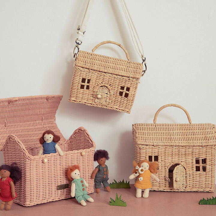 Olli Ella - Rattan Casa Clutch - Straw