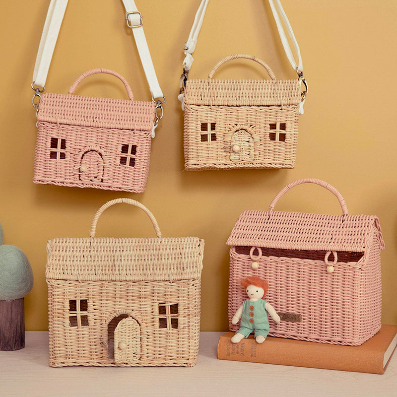 Olli Ella - Rattan Casa Clutch - Straw