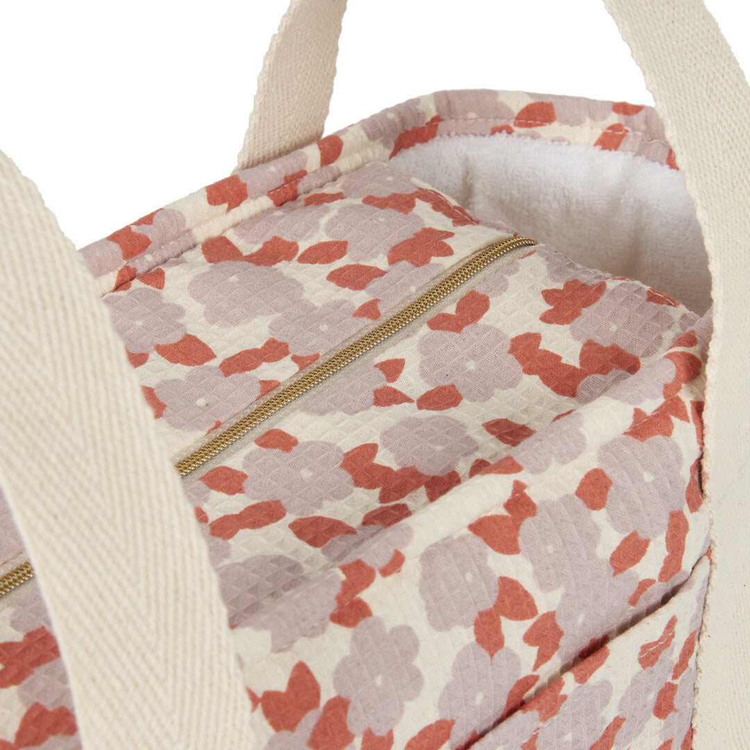 Nobodinoz - Opera Waterproof Stroller Organiser - Mauve Sakura