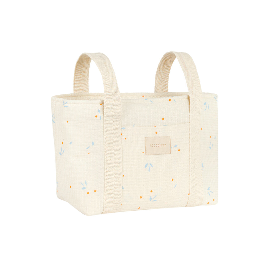Nobodinoz - Opera Waterproof Stroller Organiser - Orange Cherries