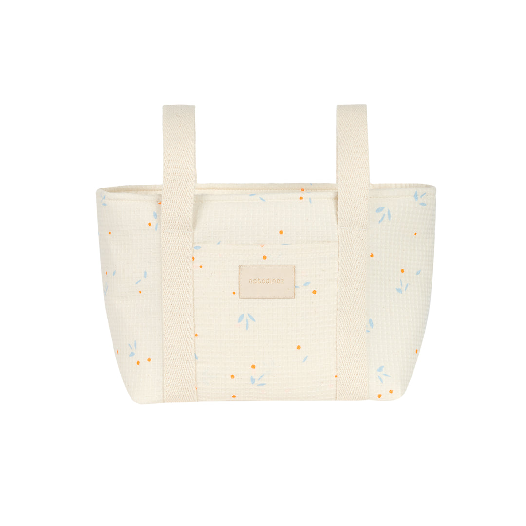 Nobodinoz - Opera Waterproof Stroller Organiser - Orange Cherries