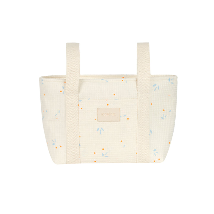 Nobodinoz - Opera Waterproof Stroller Organiser - Orange Cherries