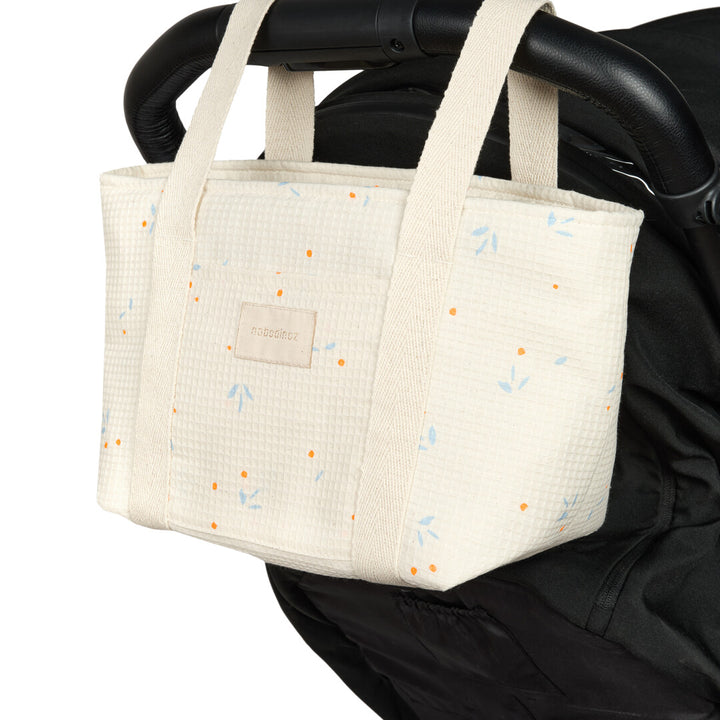 Nobodinoz - Opera Waterproof Stroller Organiser - Orange Cherries