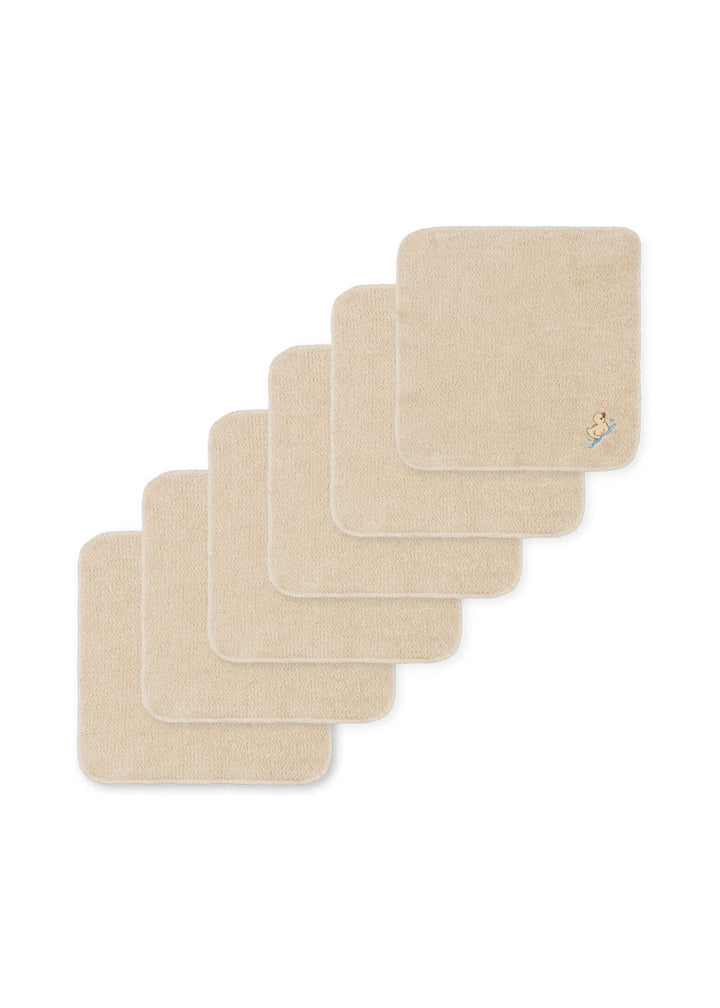 Konges Slojd - Fanga Fontana - Figo - Terry Cloths - Antique White (6 Pack)