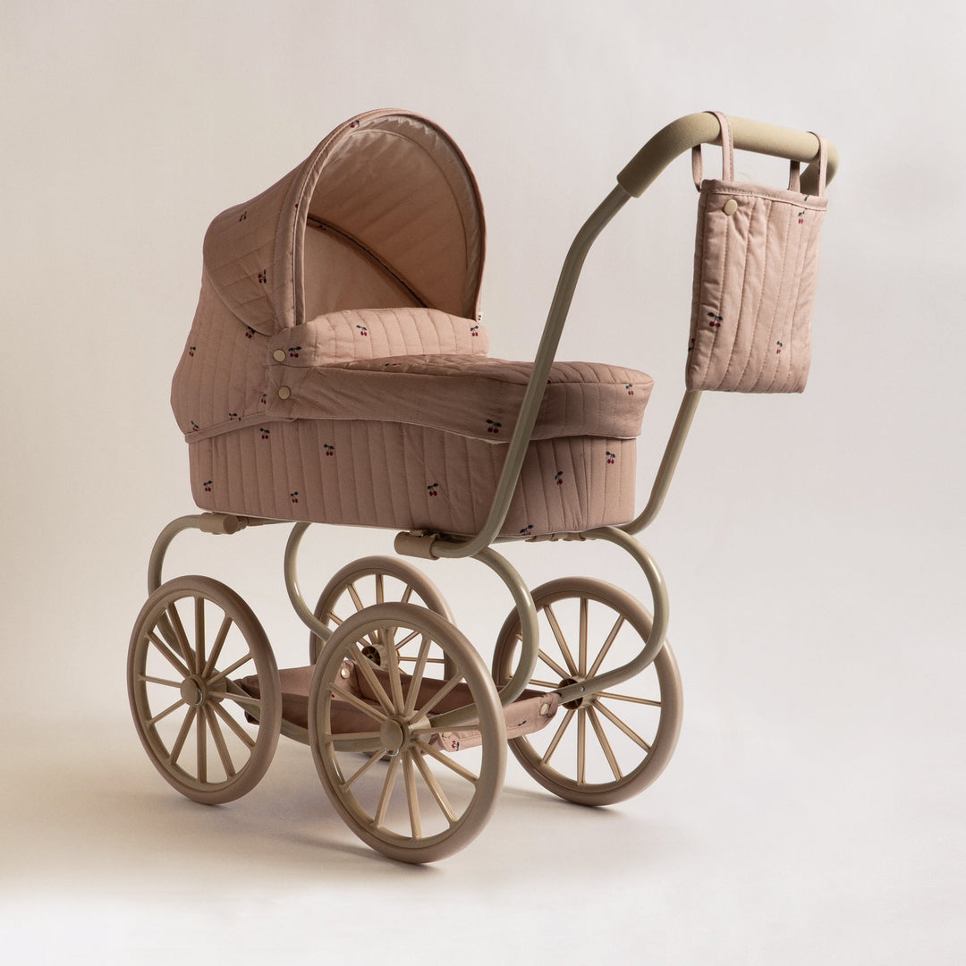 Konges Slojd - Minnie Doll Pram - Cherry Blush - Mabel & Fox
