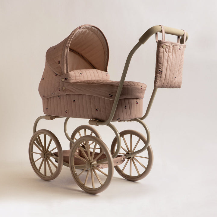 Konges Slojd - Minnie Doll Pram - Cherry Blush - Mabel & Fox
