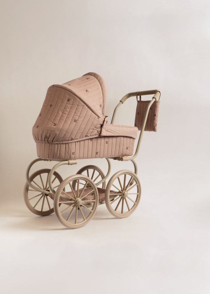 Konges Slojd - Minnie Doll Pram - Cherry Blush - Mabel & Fox