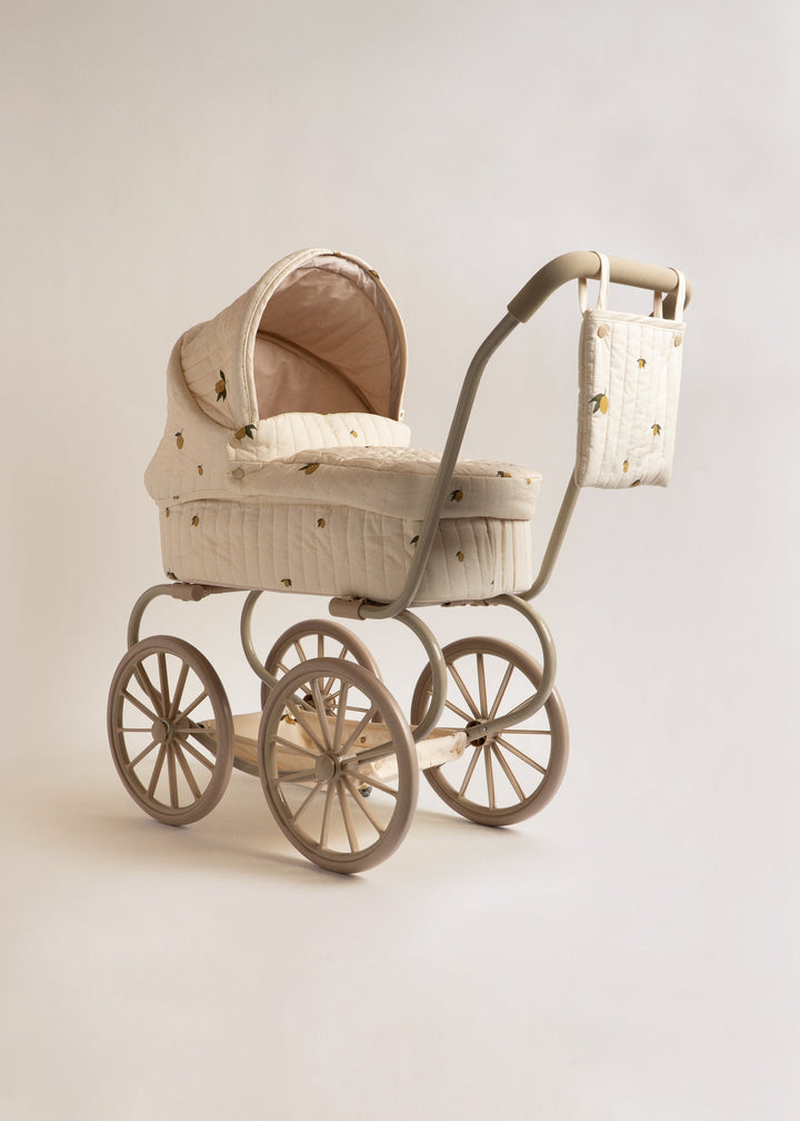 Konges Slojd - Minnie Doll Pram - Lemon - Mabel & Fox