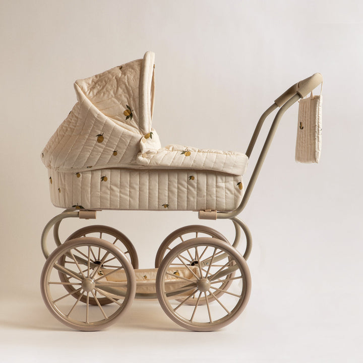 Konges Slojd - Minnie Doll Pram - Lemon - Mabel & Fox