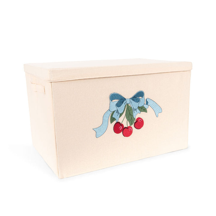 Konges Slojd - Large Storage Basket - Cherry Bow