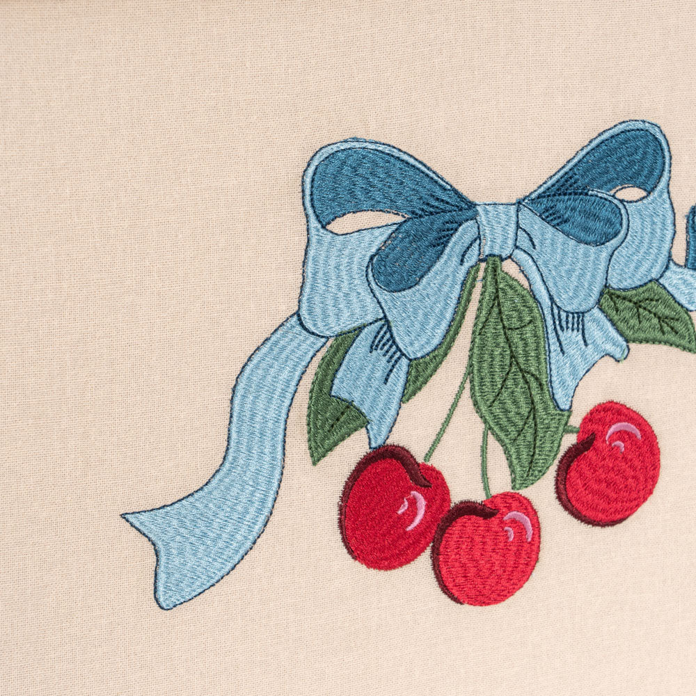 Konges Slojd - Large Storage Basket - Cherry Bow