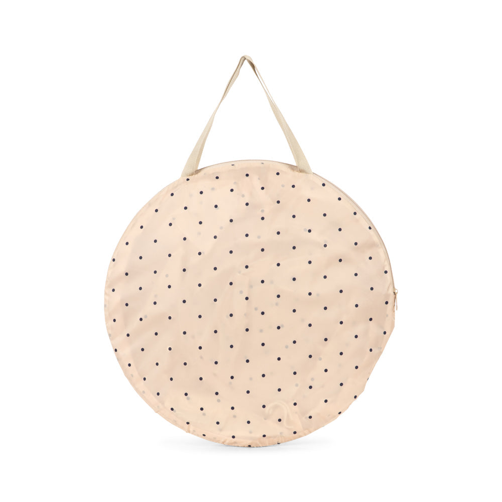 Konges Slojd – Mini Beach Tent Pop Up UV 50+ – Navy Dots