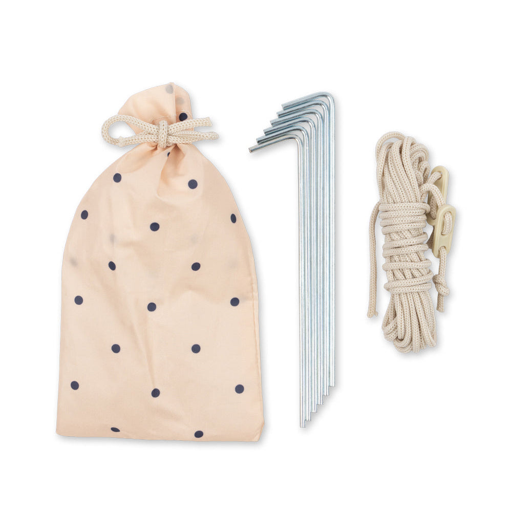 Konges Slojd – Mini Beach Tent Pop Up UV 50+ – Navy Dots