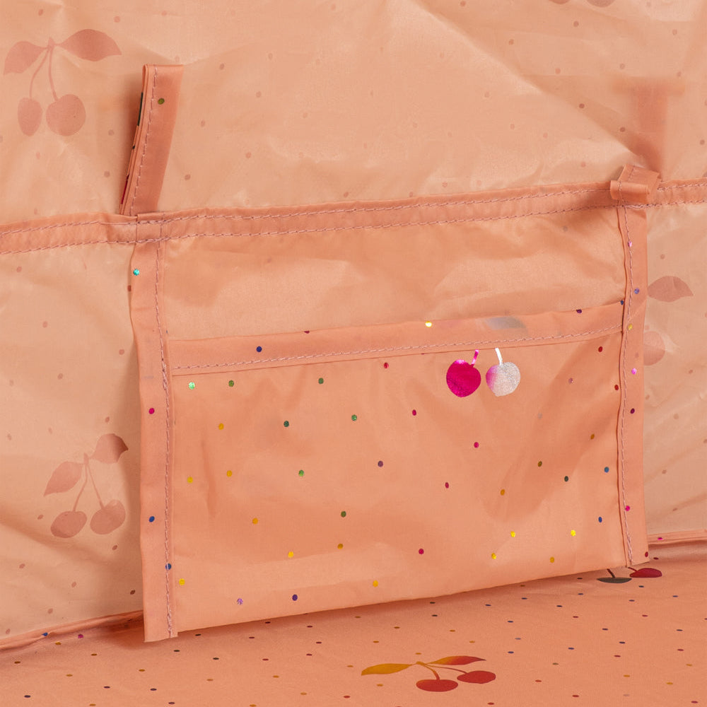 Konges Slojd – Mini Beach Tent Pop Up UV 50+ Lace – Fairy Cherry
