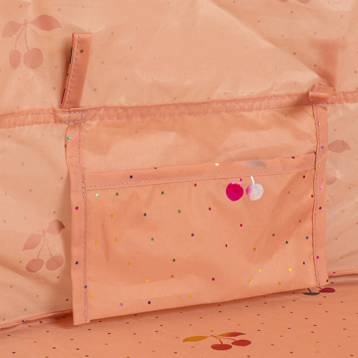 Konges Slojd – Mini Beach Tent Pop Up UV 50+ Lace – Fairy Cherry