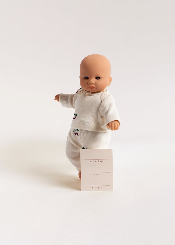 Konges Slojd – My First Mini Doll – Cherry - Mabel & Fox