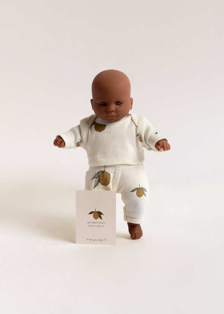 Konges Slojd – My First Mini Doll – Lemon - Mabel & Fox