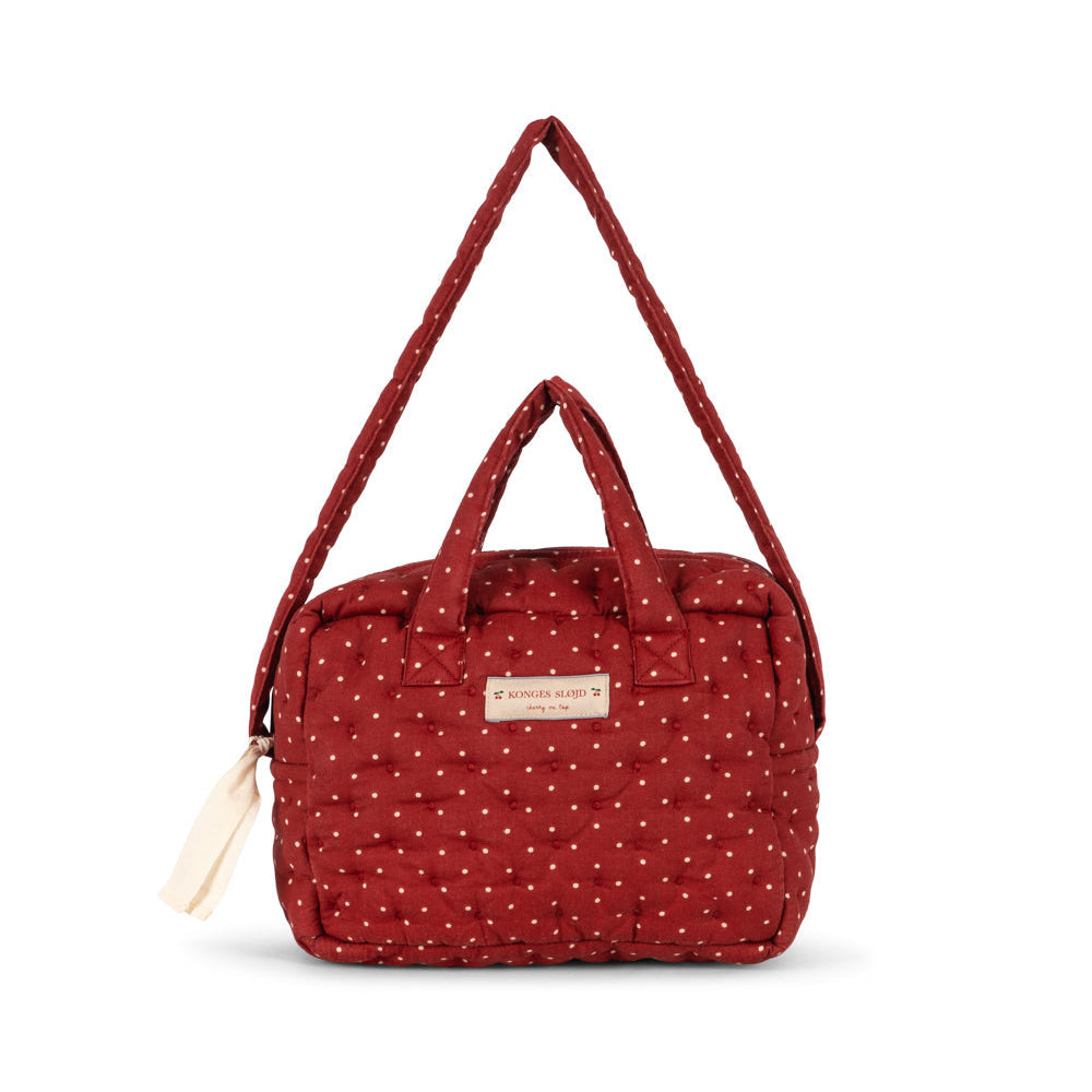 Konges Slojd - Doll Changing Bag - Fraise Dot