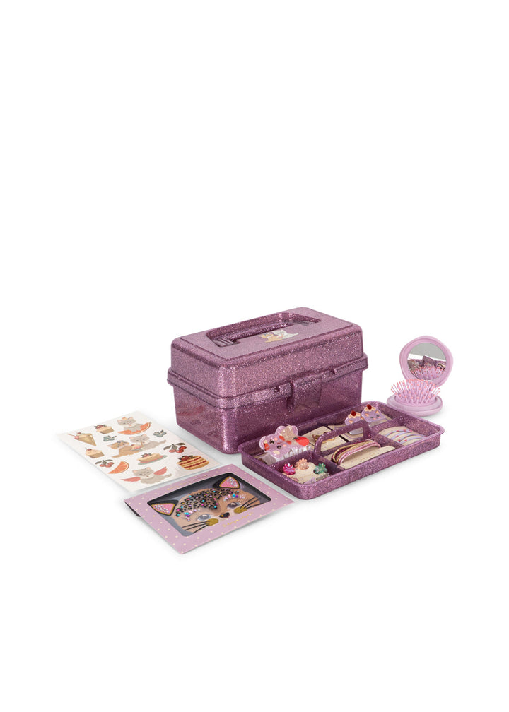 Konges Slojd - Glam Me Up Suitcase - Amour Pink - Mabel & Fox