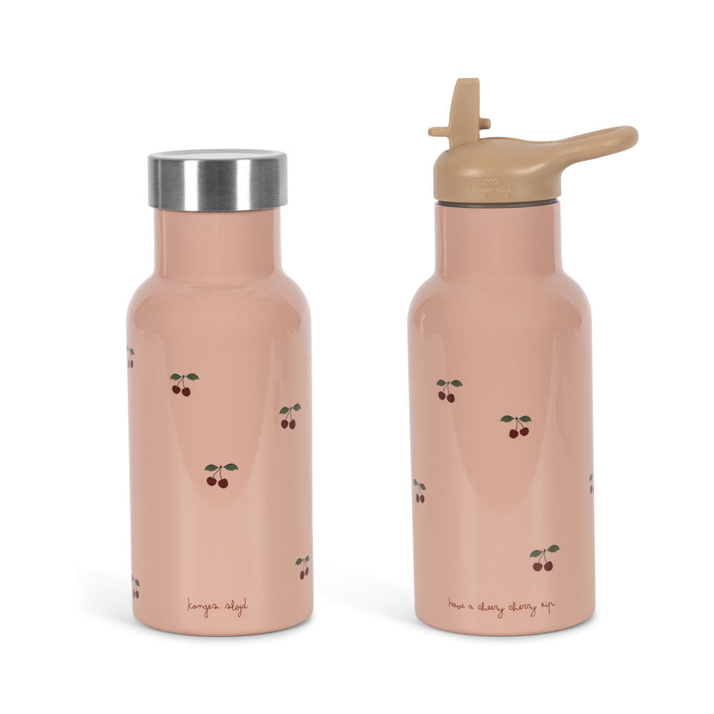 Konges Slojd – Thermo Bottle – Cherry Pink - Mabel & Fox