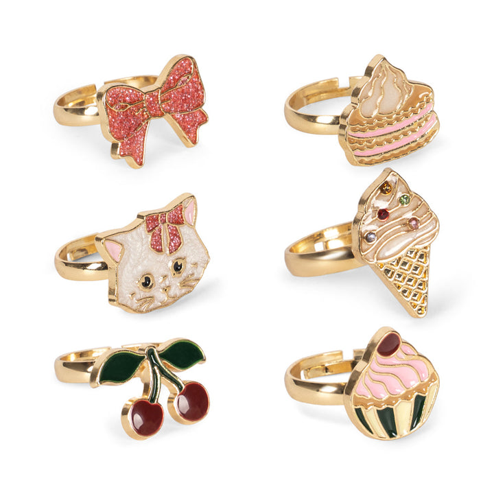 Konges Slojd - Kitty Sweets Ring Set - 6 Pack