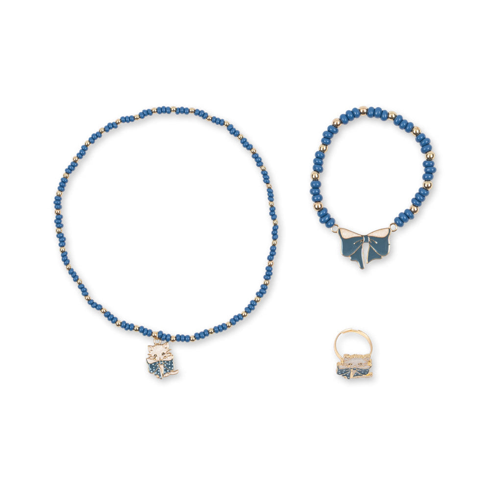 Konges Slojd - All I Wish For Jewellery Set - Navy Blazer