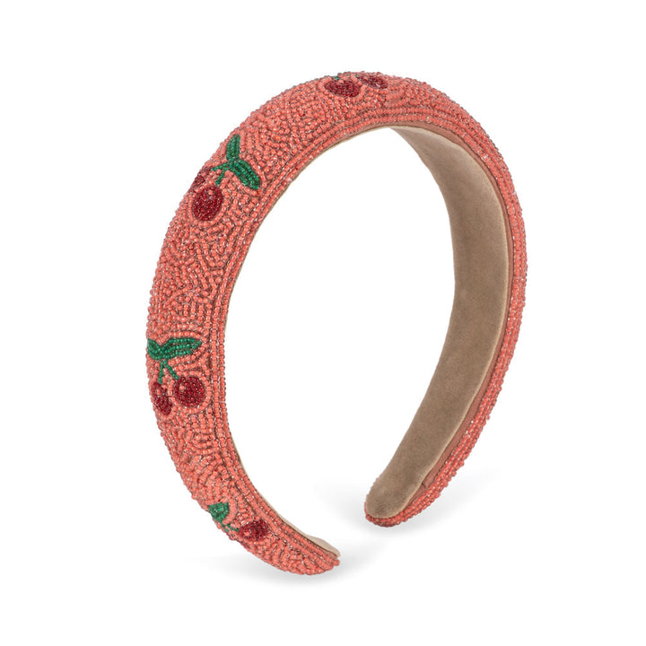 Konges Slojd - Beaded Hairbrace - Cherry
