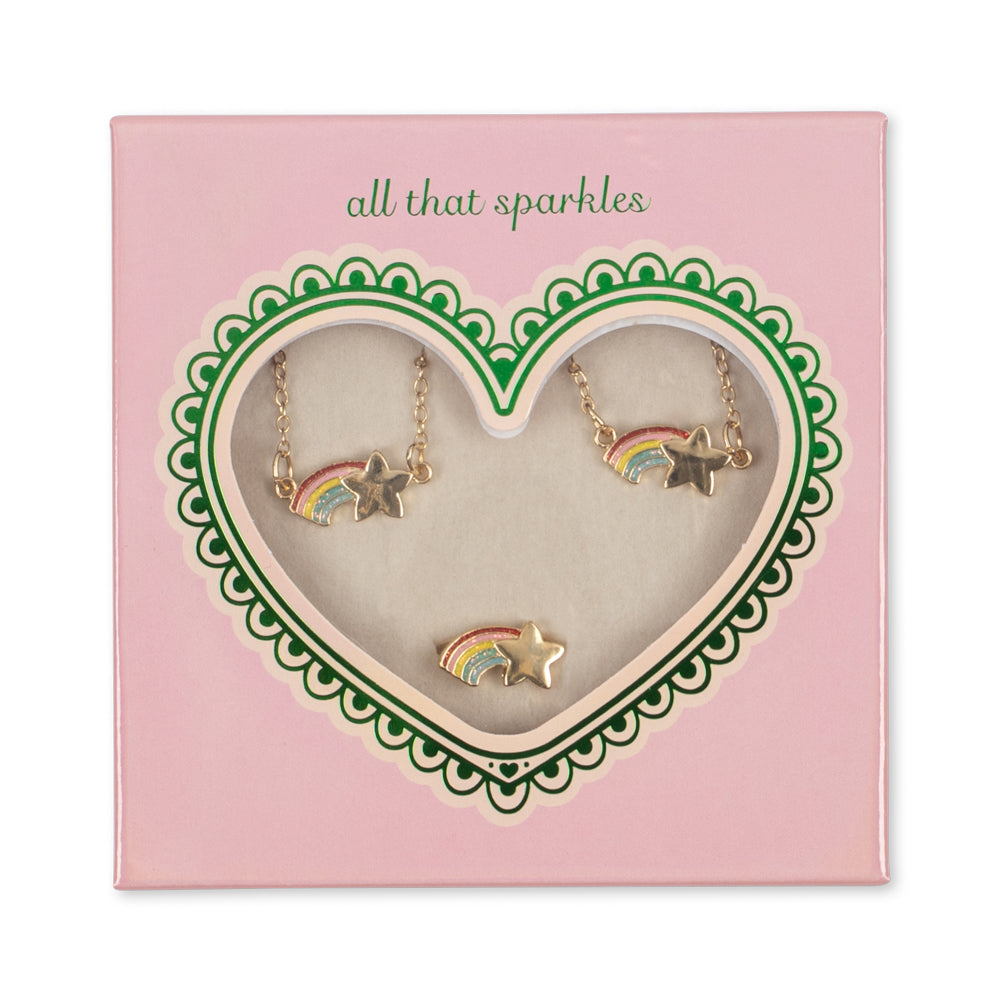 Konges Slojd - Jewellery Set - Rainbow Star