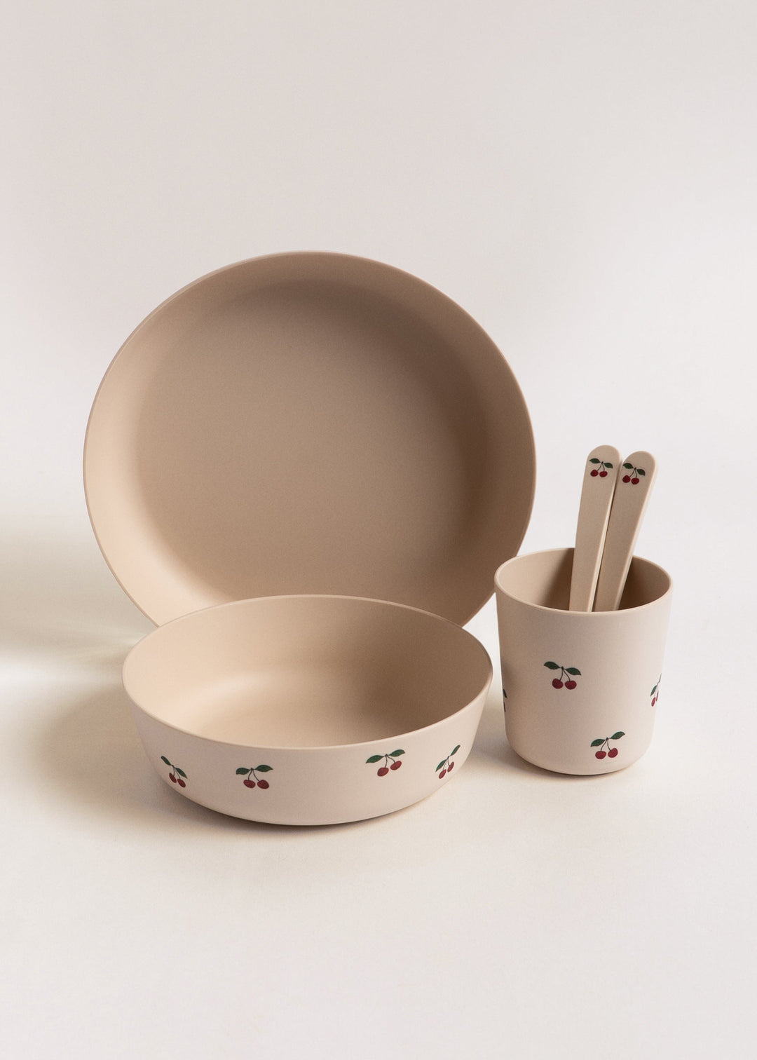 Konges Slojd - PLA Dinner Set - Cherry - Mabel & Fox