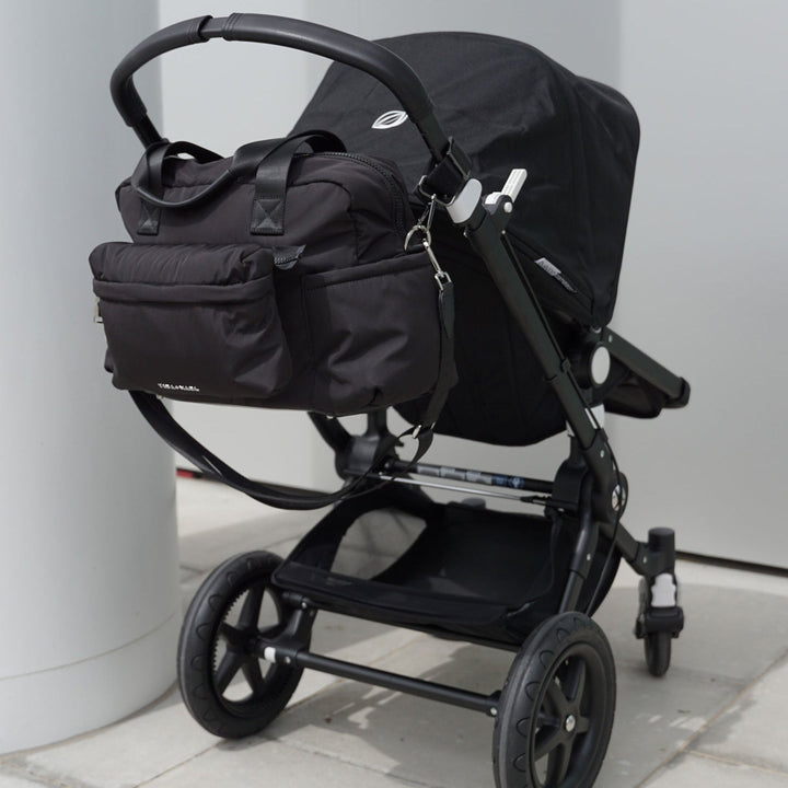 Phoenix Eco Holdall Changing Bag Black - Mabel & Fox