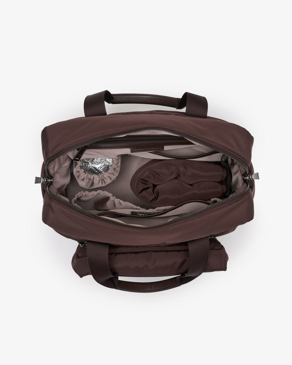 Tiba + Marl Phoenix 2.0 Holdall Changing Bag Chocolate
