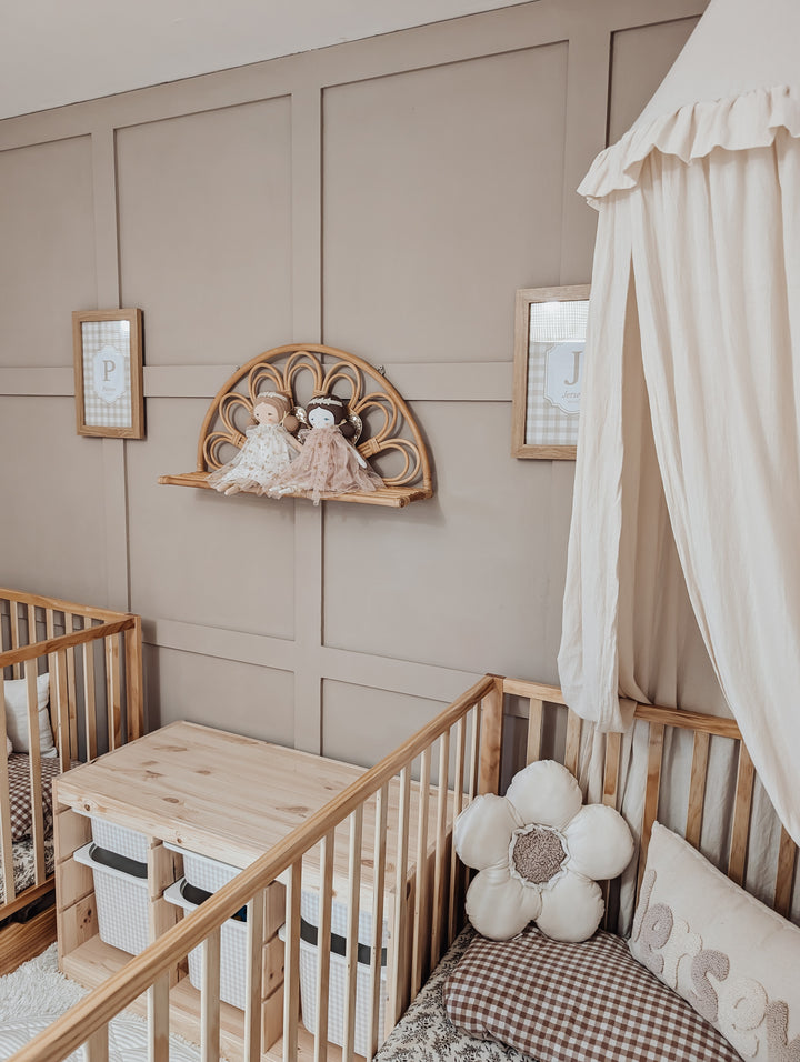 Mabel & Fox - Rattan Wall Shelf