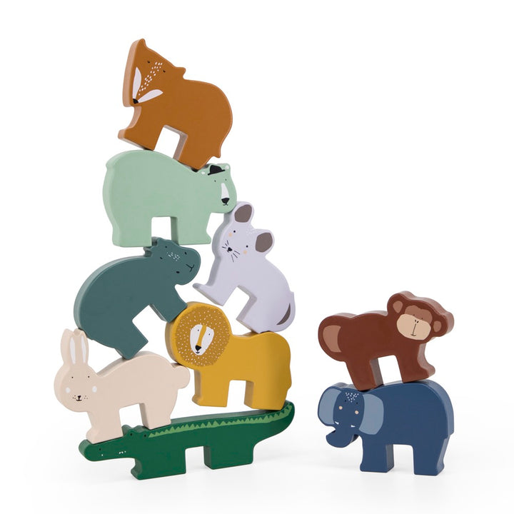 Trixie - Wooden Animal Stacking Game - All Animals