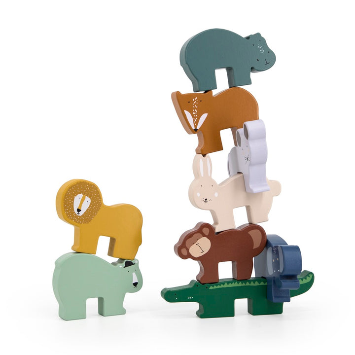 Trixie - Wooden Animal Stacking Game - All Animals