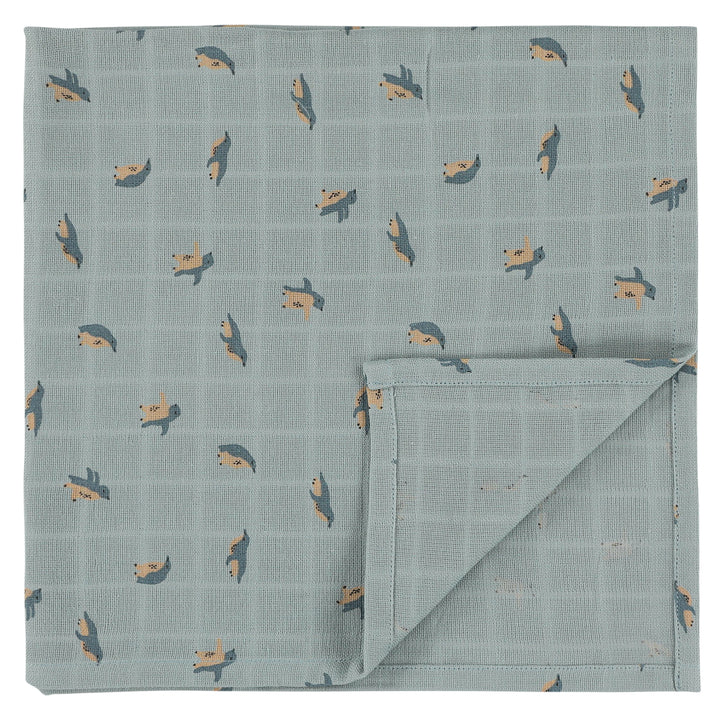 Trixie- Muslin Cloth - Peppy Penguins (3 pack)