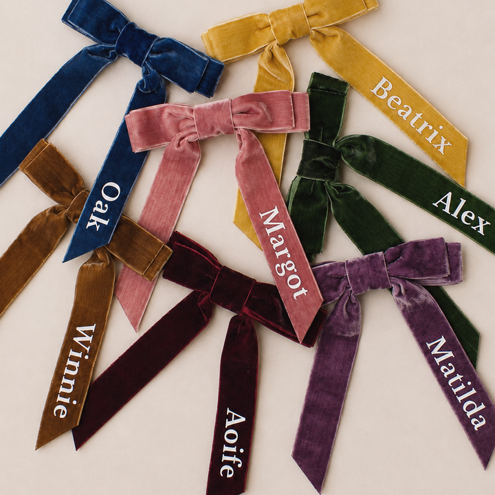 Mabel & Fox - Personalised Name Hair Bow Clip