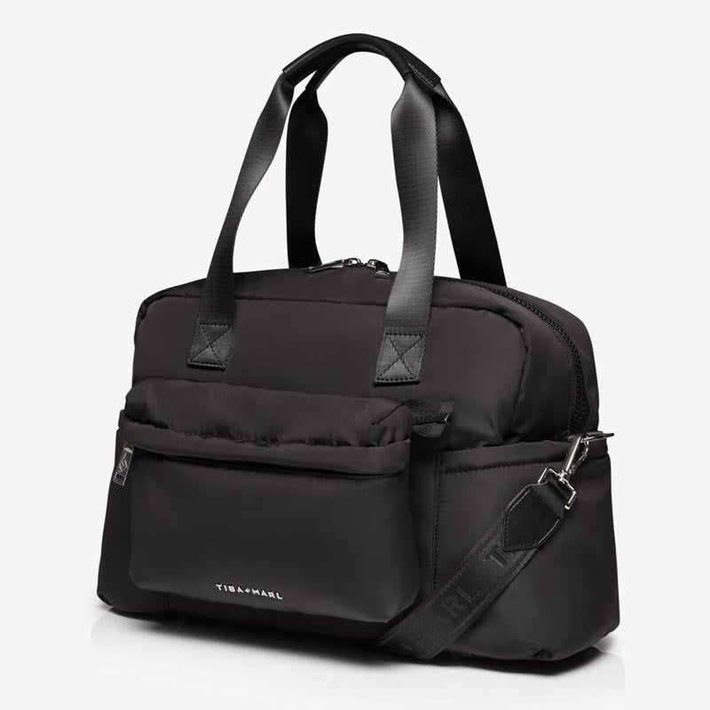 Phoenix Eco Holdall Changing Bag Black - Mabel & Fox