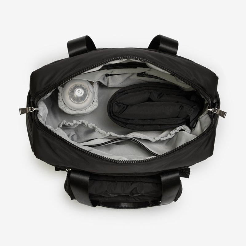 Phoenix Eco Holdall Changing Bag Black - Mabel & Fox