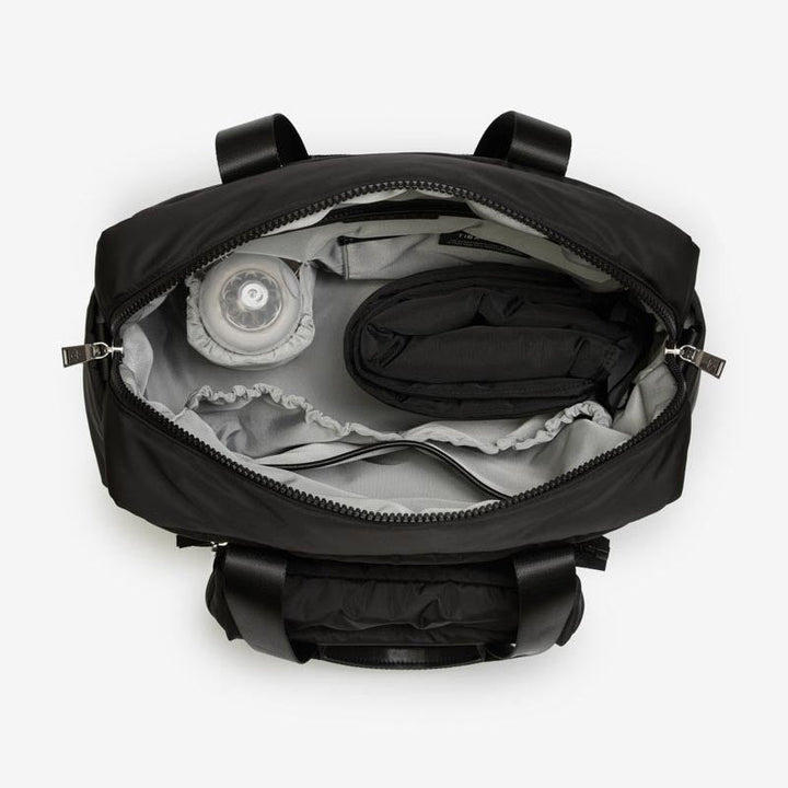Phoenix Eco Holdall Changing Bag Black - Mabel & Fox