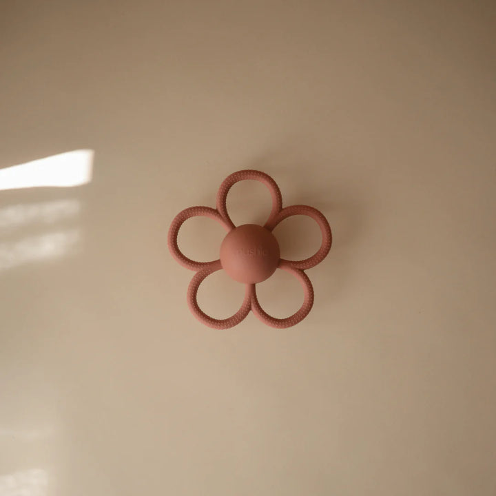 Mushie - Rattle Teether -Daisy