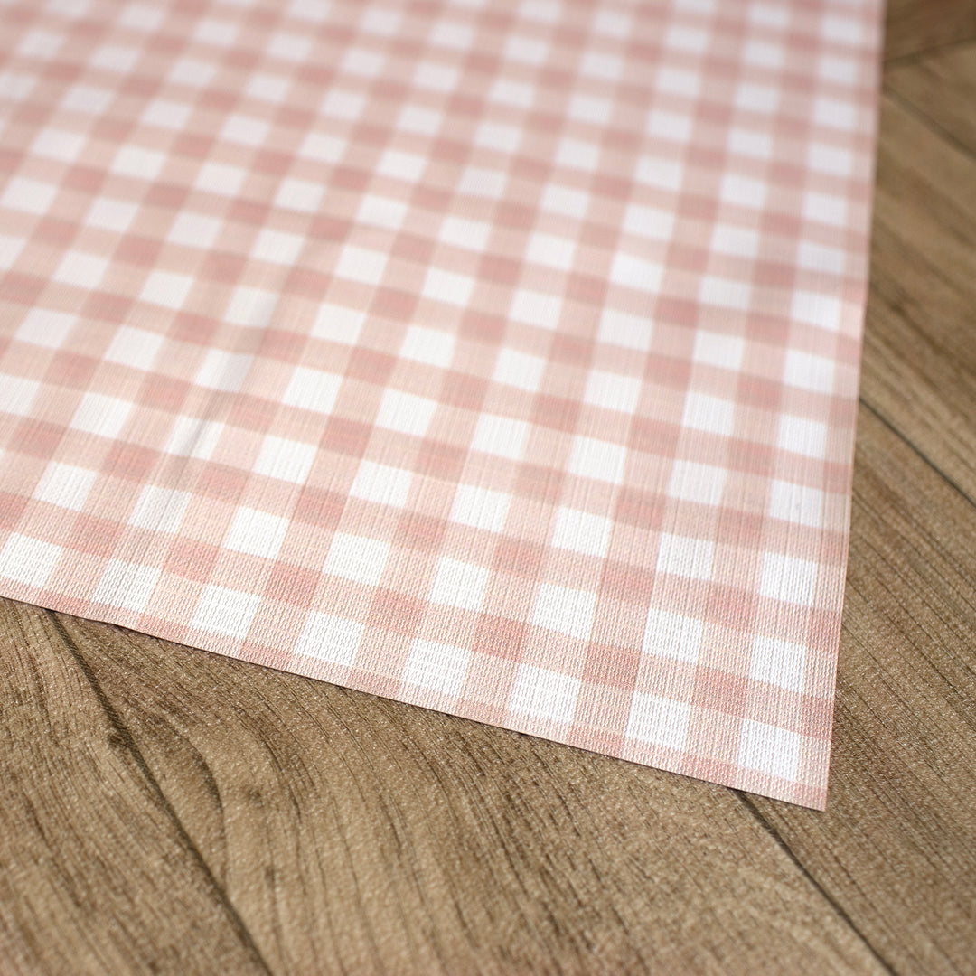 Mabel & Fox - Splash Mat - Blush Gingham