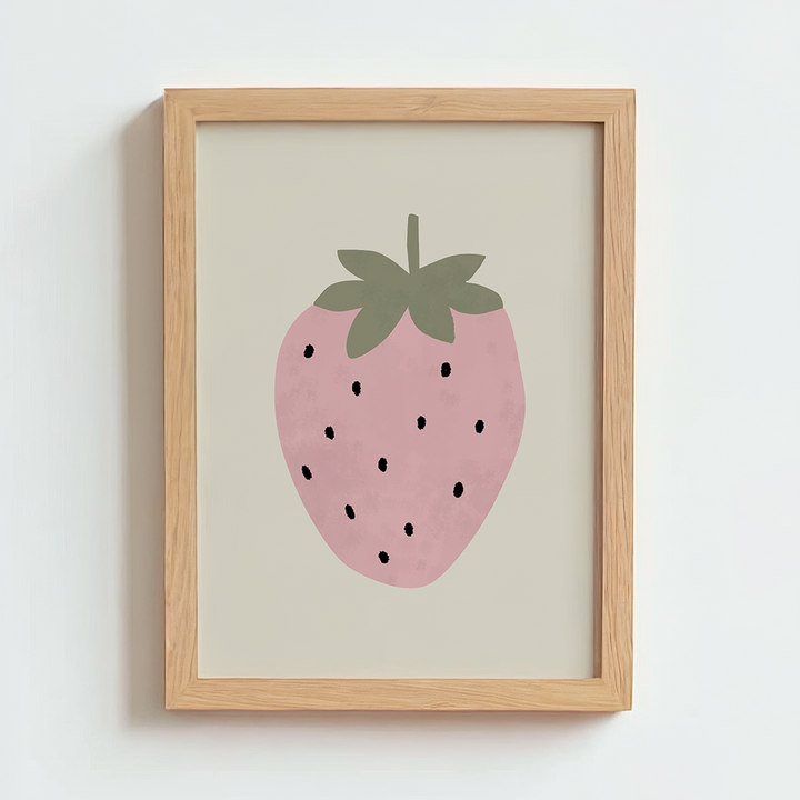 Mabel & Fox - Art Print - Strawberry - Mabel & Fox