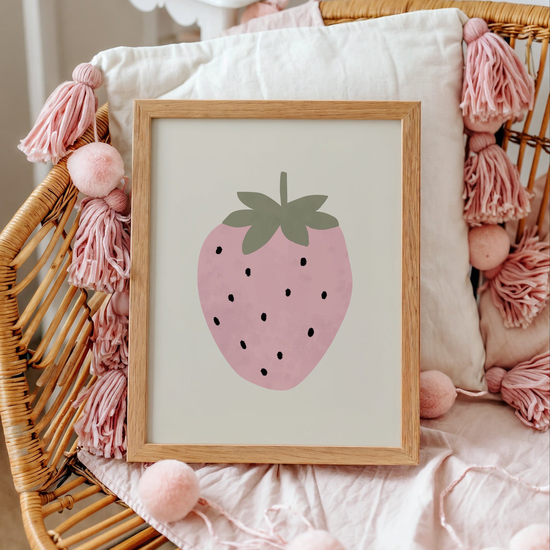 Mabel & Fox - Art Print - Strawberry - Mabel & Fox