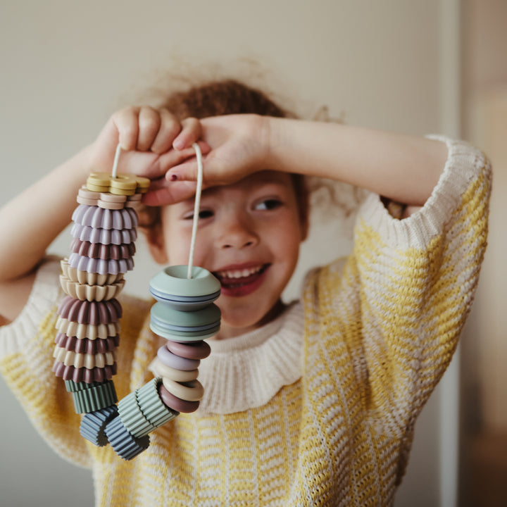 Mushie – Bead Lacing Toy Set