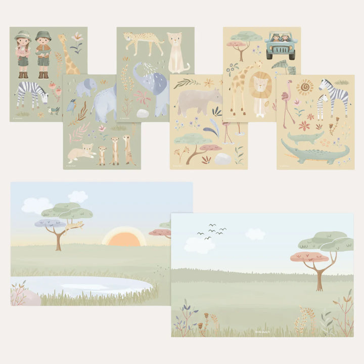 Little Dutch – Sticker Booklet – Safari