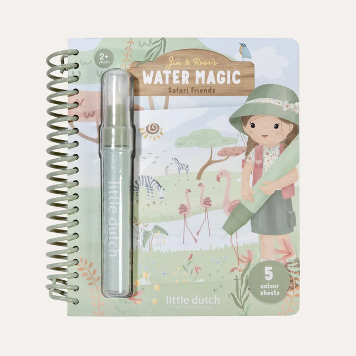 Little Dutch – Water Magic Book – Safari Rosa