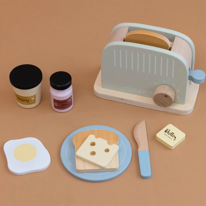 Little Dutch - Wooden Toaster Set
